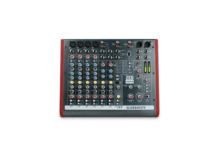 A&H ZED-10FX 4 Mono 2 Stereo med USB 